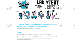 Desktop Screenshot of ladyfest.leipzigerinnen.de